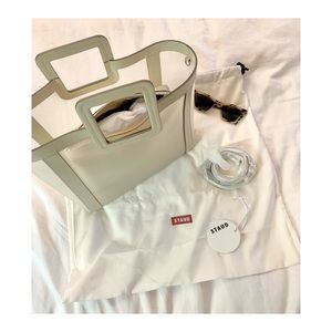 BNWT Staud // Shirley Mesh Bag in Cream